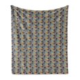 thumbnail image 1 of Floral Soft Flannel Fleece Throw Blanket, Design Print of Flower Petal and Autumn Leaves on Dark Background, Cozy Plush for Indoor and Outdoor Use, 60" x 80", Multicolor, by Ambesonne, 1 of 6