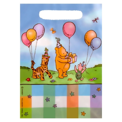 10 or 20 bags Winnie the pooh theme 6x 4 favor treat,party  merchandise bags,