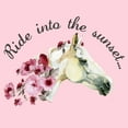 thumbnail image 2 of Junior's Lost Gods Ride Into the Sunset  Graphic Tee Light Pink 2X Large, 2 of 3