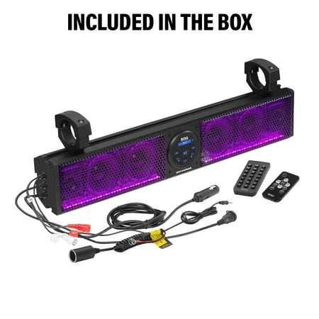 Boss Audio Systems BRT26RGB 26" Weatherproof Bluetooth ATV UTV Sound Bar