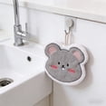 thumbnail image 1 of Cute Animals Shaped Hand Towel Super Absorbent Thickened Hanging Towel Kitchen Bathroom Accessory Ideal Gift For Friend And Family, 1 of 6
