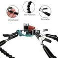 thumbnail image 4 of Tomshine Helping Hands Soldering Third Hand Pcb Tool With 3 Flexable Arms Rotatable Clips And Stable Desk Clamp Base For Soldering Assembly Modeling Diy Black, 4 of 7