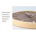 thumbnail image 3 of Wooden Modern Home Living Room Decoration Round Quartz Clock, 3 of 4