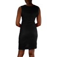 thumbnail image 2 of Peach Couture Ribbed Bodycon Sleeveless Solid Color Knee Length Dress, 2 of 4