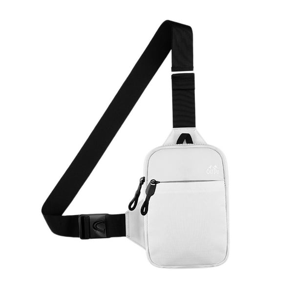 Bolso de pecho deportivo Bolso de hombro Soporte para telefono Bolso pequeno ligero Impermeable Unisex Bolso de gran capacidad para deportes al aire Blanco Macarena Bolsos de pecho para hombre Walmart