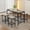 Oak, variant on 5-Piece Bar Table Set, Modern Pub Table Set with 4 Nesting Stools, Space-Saving Dining Furniture Set for Breakfast Nooks, Kitchens, and Small Spaces, Oak
