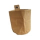 thumbnail image 2 of Fiudx Bolsa de Almacenamiento para Coche, Organizador Colgante de Papel Kraft y Cubo de Basura para Ventilación de Aire Acondicionado, Lavable, 12 X 10 X 10 Cm, Beige/Marrón, Accesorio para Ahorrar E, 2 of 6