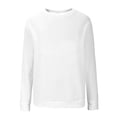 thumbnail image 5 of UAMVSH Crewneck Sweatshirts Women Oversized Casual Long Sleeve Ribbed Knit Tops Comfy Soft Loose Fit Pullover Shirts Fall Outfits, 5 of 5