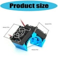 thumbnail image 3 of Motor Heat Sink with Double Cooling Fans for 1/8 Scale Remote Control Car Motors 4074 4274 1515 Model Modifications, 3 of 8