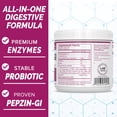thumbnail image 3 of PEScience Complete GI, sin sabor, probiótico con zinc carnosina, enzima digestiva y fibra prebiótica en polvo, 30 porciones, 3 of 5