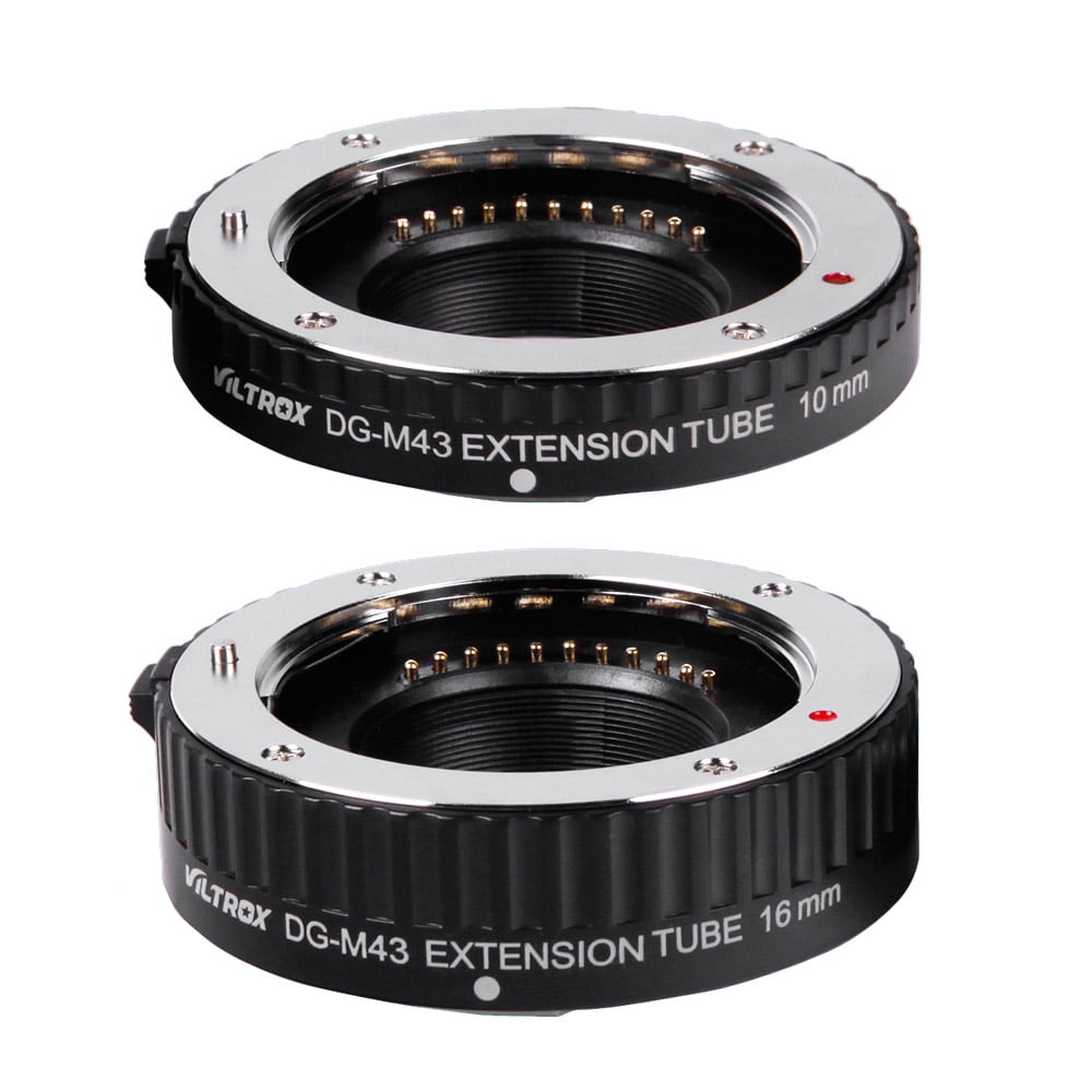 Viltrox Extension Tube Ring Auto Focus DG 10mm 16mm Set for Micro M4//3 Camera Olympus E-P1 E-P2 E-PL1 E-PL2 Panasonic G1 GF1