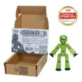 thumbnail image 2 of Zing StikBot Single Pack - Includes 1 StikBot - Collectible Action Figures and Accessories, Stop Motion Animation, Ages 4 and Up (Metal Olive), 2 of 6