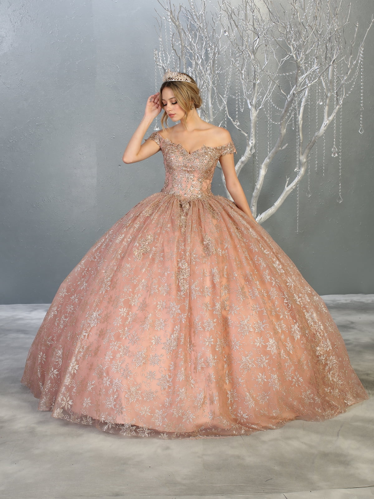 PRINCESS QUINCEANERA BALL GOWN AND PLUS SIZE