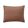 thumbnail image 3 of Mainstays Garment Washed Striped Pillow Sham, Standard, Terracotta Orange, 1 Pack, 3 of 7