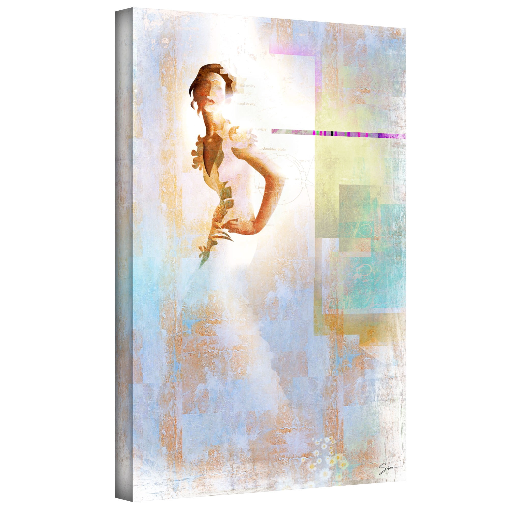 ArtWall Greg Simanson "Diva I" Gallery-wrapped Canvas