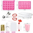thumbnail image 2 of GZMAISULEE Cake Pop Molds Kit 610PCS Lollipop Cake Pop Maker Set with Cake Pop Stand, Cake Pop Sticks and Wrappers, Decorating Pen, 4 Piping Tips, Measuring Cup, 2 of 8