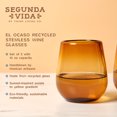 thumbnail image 2 of Twine Living El Ocaso Wine Glasses for Birthday, Wedding, 13oz Set of 2, 2 of 6