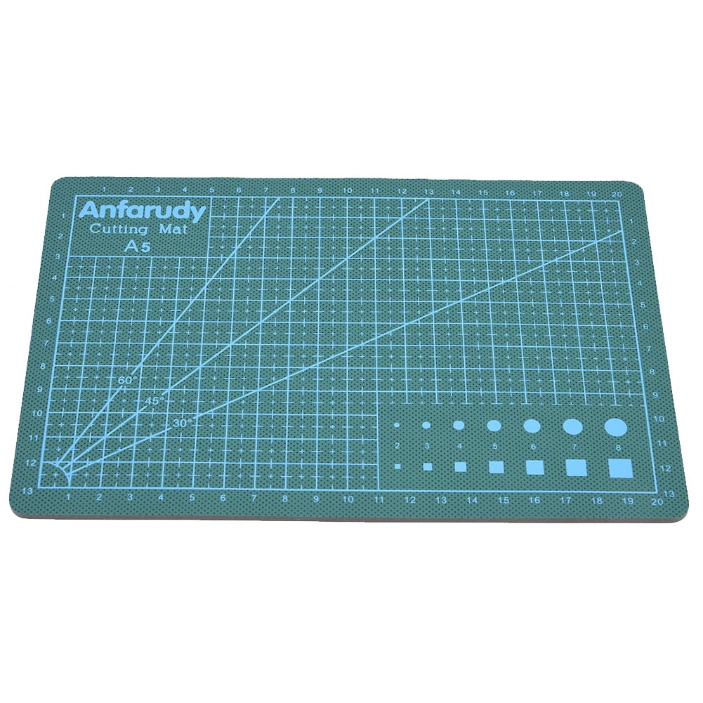 LYUMO A5 Grid Lines PVC Cutting Mat Selfhealing Paper Leather Fabric