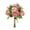 Pink, variant on Artificial Rose Bouquet Simulated Fabric Not Wither Blooms All Year No Watering Needed Simulation Flower for Home Table Decorations