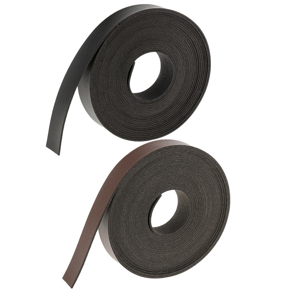 2pcs Faux Leather Strip DIY Craft Straps Embellishments Garment Decor 20mm