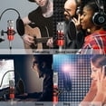 thumbnail image 3 of Podcast Microphone Bundle, BM800 Microphone Kit with Live Sound Card, Condenser Microphone & DJ Mixer with Adjustable Mic Suspension Scissor Arm, Shock Mount & Filter for Studio Recording & Broadcas, 3 of 8