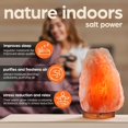 thumbnail image 3 of Lámpara de sal de roca del Himalaya Artnaturals Natural Glow Pink, 3 of 6