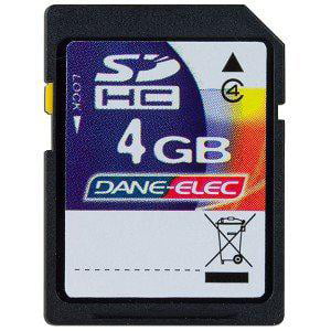Dane Elec Carte mémoire Secure digital 4096 Mo DANE0013 