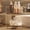 Gold & Brown, variant on SENYUM Upgrade 2-Tier Corner Bathroom Counter Organizer, Vanity Tray, Plastic Bathroom Organizer Countertop for Skincare, Perfume, Makeup, Tool-Free Assembly, Small Bathroom Corner Tray Shelf