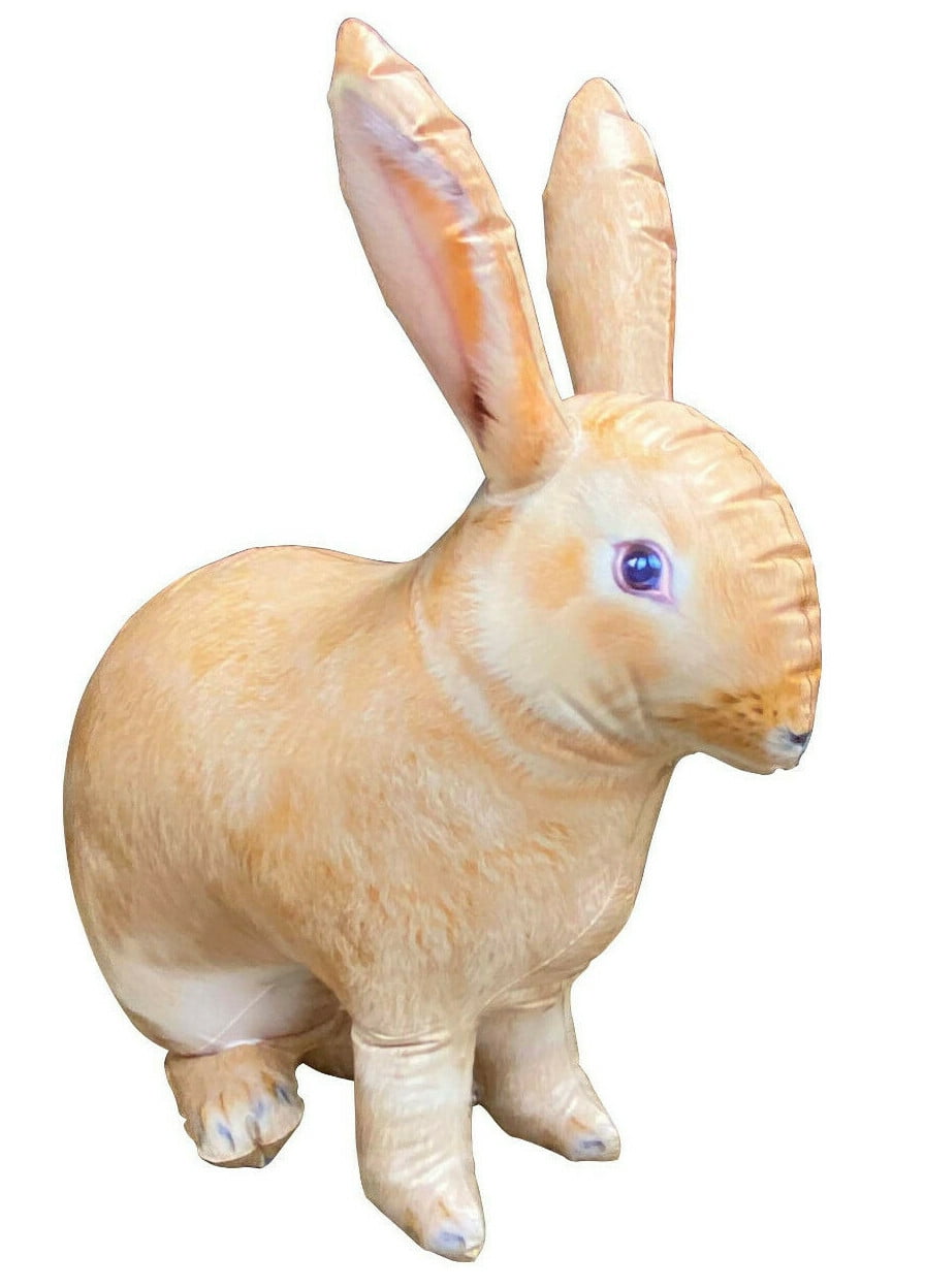 Jet Creations 2 pc Bunny Rabbit Inflatable Birthday Party Stuffed Animal Toys