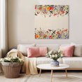 thumbnail image 5 of Vintage Flowers Wall Art Painting on Canvas, Spring Floral Botanical Rustic Pastoral Canvas Art Home Prints Wall Art Framed Modern Artwork for Living Room Bedroom Wall Decor 16x16in, 5 of 9