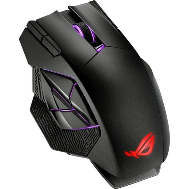 Asus Rog Spatha X Wireless Gaming Mouse Magnetic Charging Stand 12 Programmable Buttons 19 000 Dpi Push Fit Hot Swap Switch Sockets Rog Micro Switches Rog Paracord And Aura Rgb Lighting Walmart Com