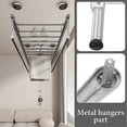 thumbnail image 3 of Hand Crank Manual Lift Hanger for Clothes Drying Rack 2Pcs, 3 of 5