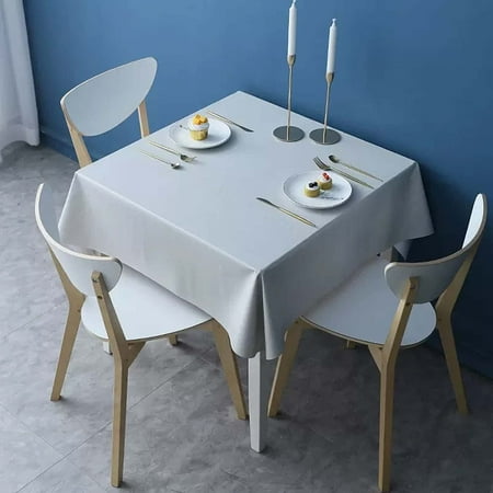 

UMMH Square Waterproof Vinyl Tablecloth 47x63 inch Heavy Duty Table Cloth for Kitchen Dining Table Oil-Proof Stain Resistant Washable Plastic Table Cover Water Resistant Table Cloths