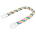 thumbnail image 1 of Rope Perch, Comfortable Cotton Rope Multipurpose Colorful Rope Perches Toy  for Parakeets for Small Medium Parrots S 9.6in,M 16.3in,L 23.6in, 1 of 7