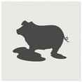 thumbnail image 1 of Pig in Mud Solid DIY Cookie Wall Craft Stencil - 4.5 Inch, 1 of 5