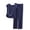 Blue, variant on Chbgutlmr Pajamas for Women Set 2 Piece Round Neck Short Sleeve T Shirt Pants Loose Soft Lounge Outfits