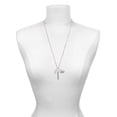 thumbnail image 3 of Delight Jewelry Silvertone Large Initial - S - Always My Mother Bar Zoe Necklace, 3 of 4