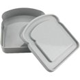 thumbnail image 1 of Sandwich Storage Box Toast Shape Bread Container Portable Plastic Lunch Box with Lid Good Sealing Toast Box Reusable Dessert Container(Gray), AM0XEX0F53QUS, 1 of 1