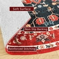 thumbnail image 5 of Junovo Round Boho Rug Vintage Area Rug Persian Carpet for Living Room.Bedroom,Red,4'x4', 5 of 7
