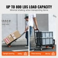thumbnail image 2 of BENTISM Aluminum Hand Truck 2 in 1 Folding Dolly Cart 300 lbs Capacity Heavy Duty, 2 of 9