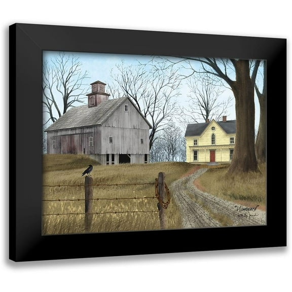 Jacobs, Billy 14x12 Black Modern Framed Museum Art Print Titled - Homeward