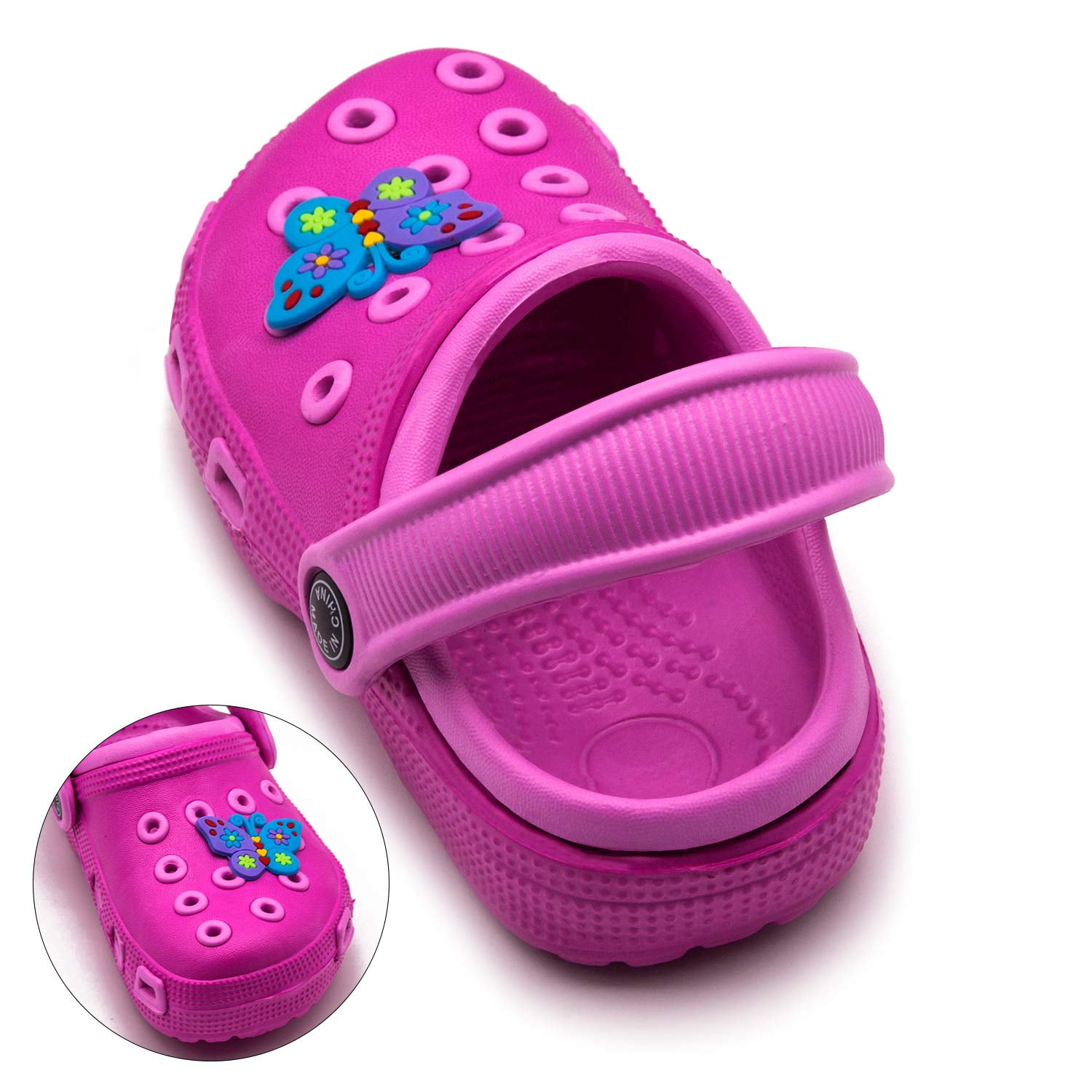 Drecage Toddler Kids Cute Clogs Boys Girls Lightweight Garden Shoes Summer Sandals