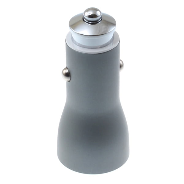 Car Charger 36W Fast for Samsung Galaxy S25/Edge/Plus/Ultra - 2-Port USB Coiled Cable Type-C Quick Charge DC Socket Power