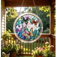 thumbnail image 5 of Acrylic Jigsaw Puzzle Suncatcher, Suncatcher Puzzle, 83 Pieces Acrylic Puzzle Window Hanging, Colorful Stained Glass Acrylic Sun Catcher Decor, for Women Mom, 5 of 7