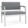 thumbnail image 1 of Lenox Steel Reception Waiting Room Bariatric Chair / Silver Steel / Gray, 1 of 5
