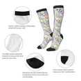 thumbnail image 3 of Yiaed different patchwork Print Great elasticity Adult Stockings Sports socks for Men and Women, 3 of 6
