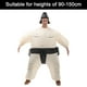 thumbnail image 2 of Traje inflable de sumo japonés para niños y adultos, traje inflable de dibujos animados, ropa de lucha de sumo multicolor, 2 of 5