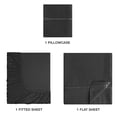 thumbnail image 3 of MyOwn Twin XL Sheet Sets - Cotton Rich Twin XL Bedding Sets, 3 Piece Deep Pocket Twin XL Sheet - Ultra Soft, Wrinkle Resistant, Quick Dry, Easy Care Twin XL Sheets - Charcoal Grey, 3 of 6