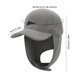 thumbnail image 3 of Gorro de invierno con protección auditiva y lengüeta cálida | Gorro para clima frío para hombre y mujer | Gorro de punto de fibra de poliéster suave en negro, blanco, gris y caqui, 3 of 6