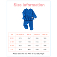 thumbnail image 2 of 2T Baby Girls Clothes 3T Girls Fall Winter Outfits Set Solid Color Toddler Girl Long Sleeve Sweatshirt Top Pants Set Blue, 2 of 5
